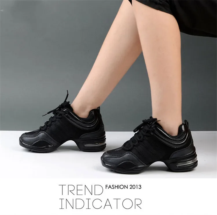 Женская танцевальная обувь для женщин, спортивные особенности, современные танцевальные джазовые туфли, мягкая дышащая танцевальная обувь, женские тренировочные кроссовки