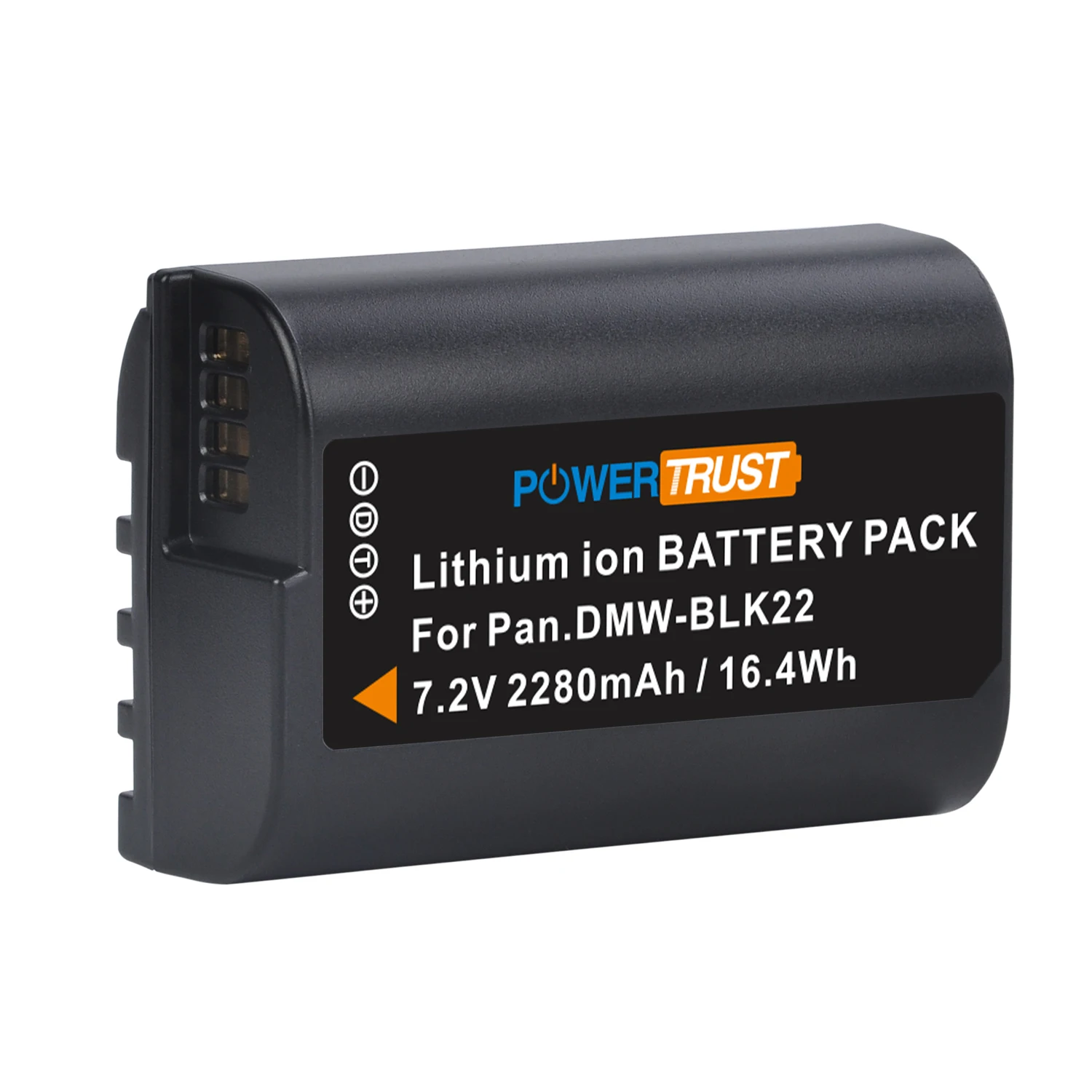 Caricabatteria con Batteria DMW-BLK22 da 2280mAh per Panasonic Lumix DC-S5K BLK22 12