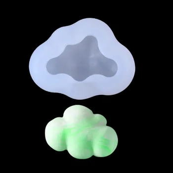 

1PC New Cloud shape Pendant Craft DIY Crystal Mold UV Resin Silicone molds Chocolate Baking Clay mold Accessories