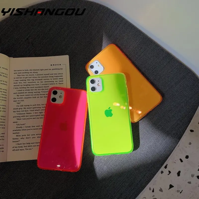 Мягкие силиконовые чехлы YISHANGOU IMD для iPhone 11 Pro Max XS MAX X XR 8 7 10 Plus роскошный