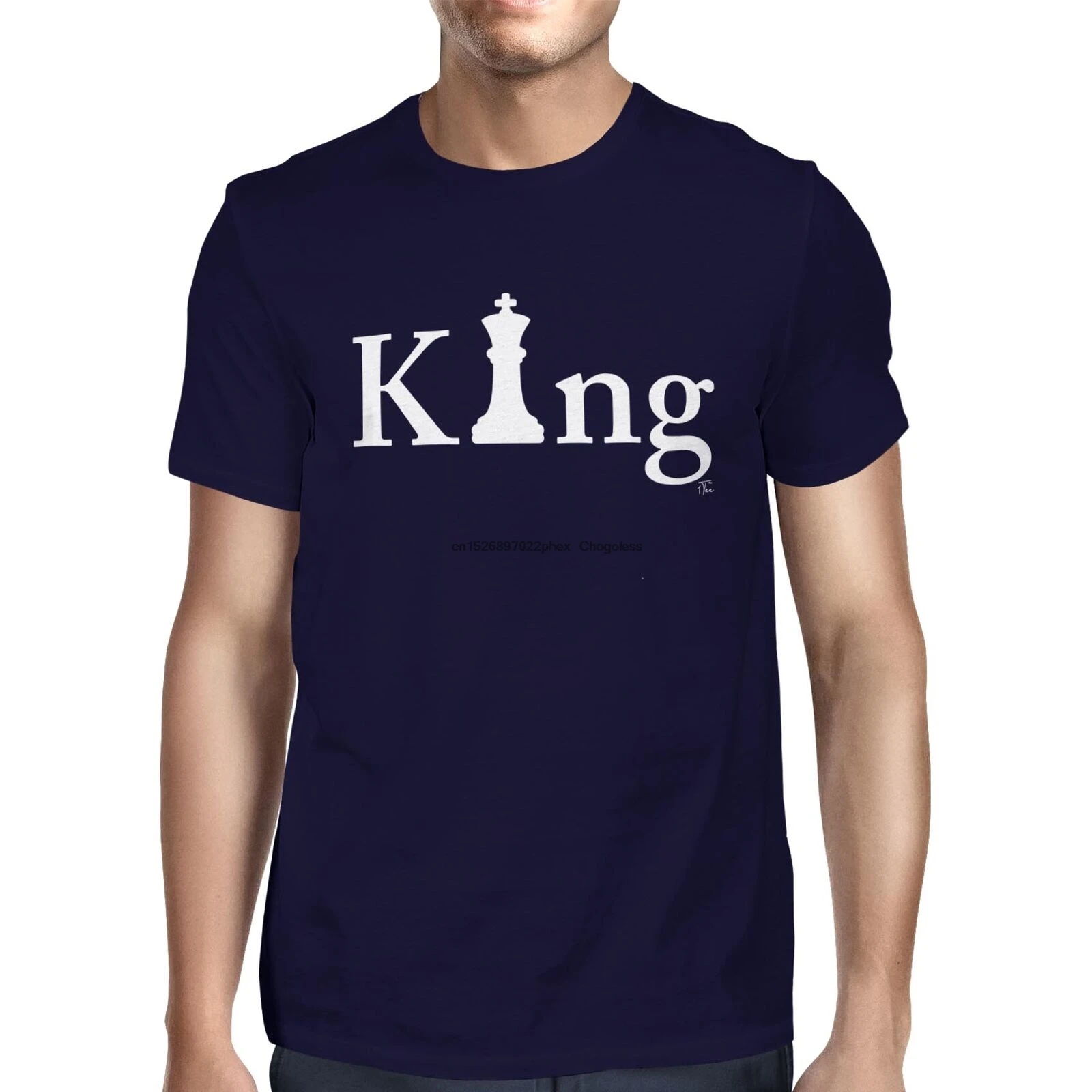 1Tee Mens King Chess Piece T-Shirt | Мужская одежда