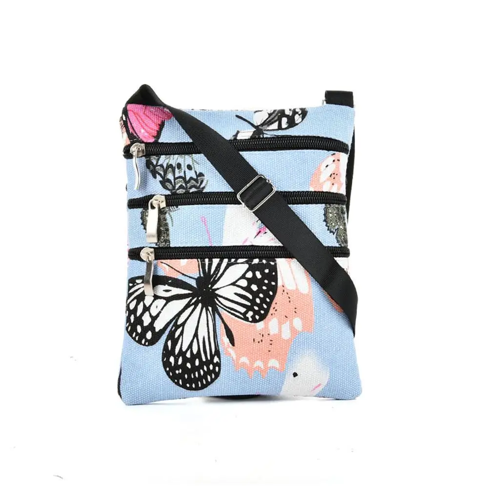 Crossbody Bags for Women Vintage Messenger Girls Multi-pocket Purses Shoulder Nylon Phone Packets Bag QQ2155 |