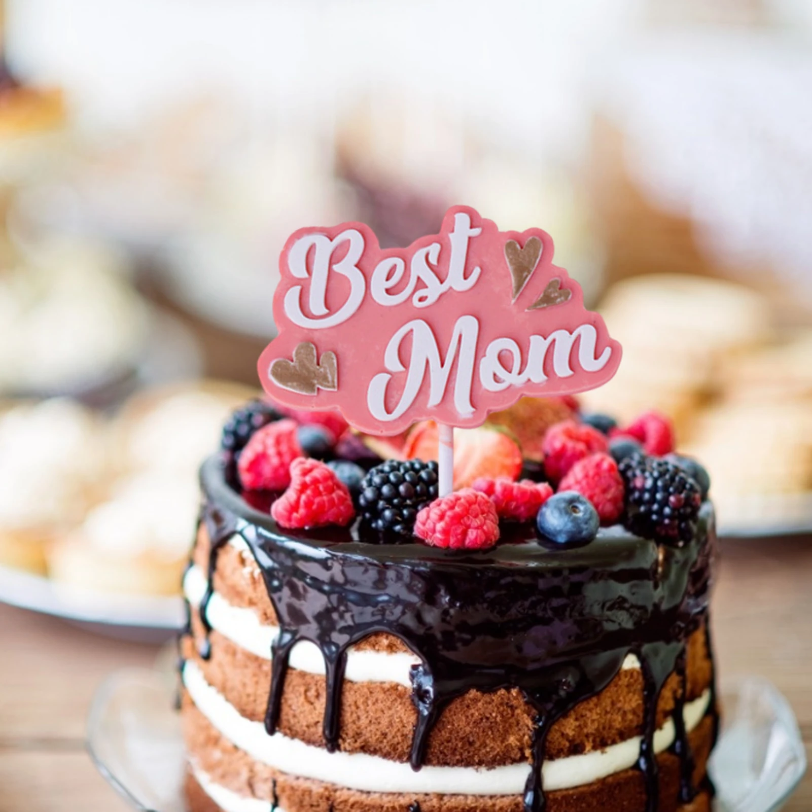 Happy Mothers Day Cake Topper Decor Silicone Mold Mother S Day Gifts For Best Mom Dessert Cake Party Decoration Suppllies Mold Baking Pastry Tools Aliexpress