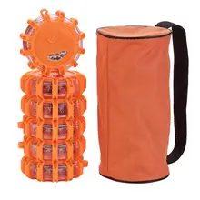 Lumière stroboscopique magnétique à LED, 6 pièces, lumière clignotante de sécurité d'urgence pour le sauvetage de la voiture 