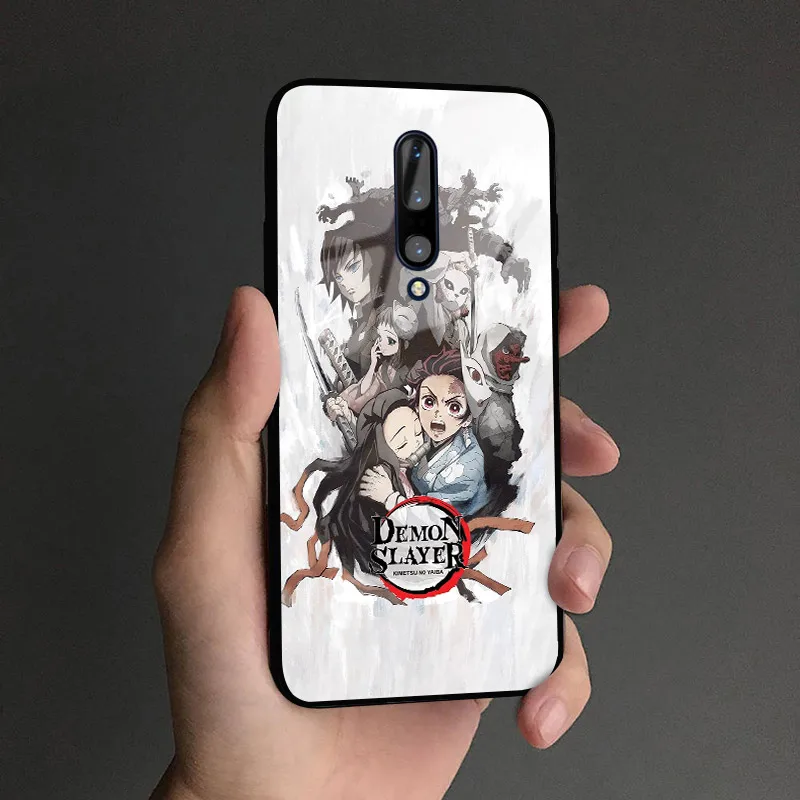 AE 2161 Demon Slayer Kimetsu no Yaiba чехол для телефона аниме для OnePlus 6 6T 7 7T Pro закаленное стекло мягкий силиконовый гладкий Чехол - Цвет: AE 2161