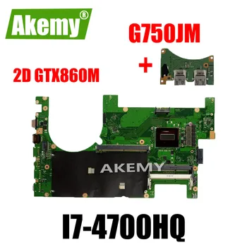 

G750JS G750JM Laptop motherboar For Asus ROG G750J G750JM mianboard I7-4700/4710 CPU Support GTX860M/2GB VGA