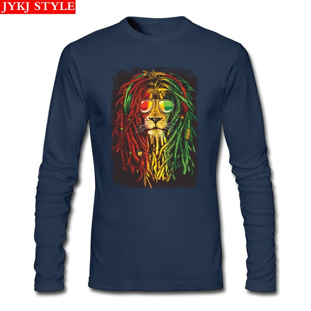 Rasta наушники футболка для волос на заказ футболка с длинным рукавом для мужчин Горячие веганские хлопковые футболки с круглым вырезом Забавные футболки