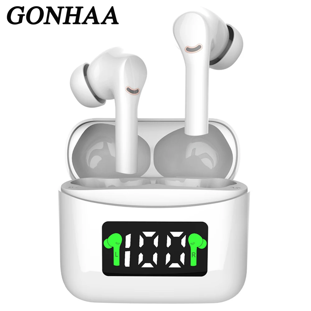 

2020 J5 pro Tws Wireless Bluetooth Headset touch HD 5.2 version Bluetooth Earphone noise reduction/dual call/ Bluetooth