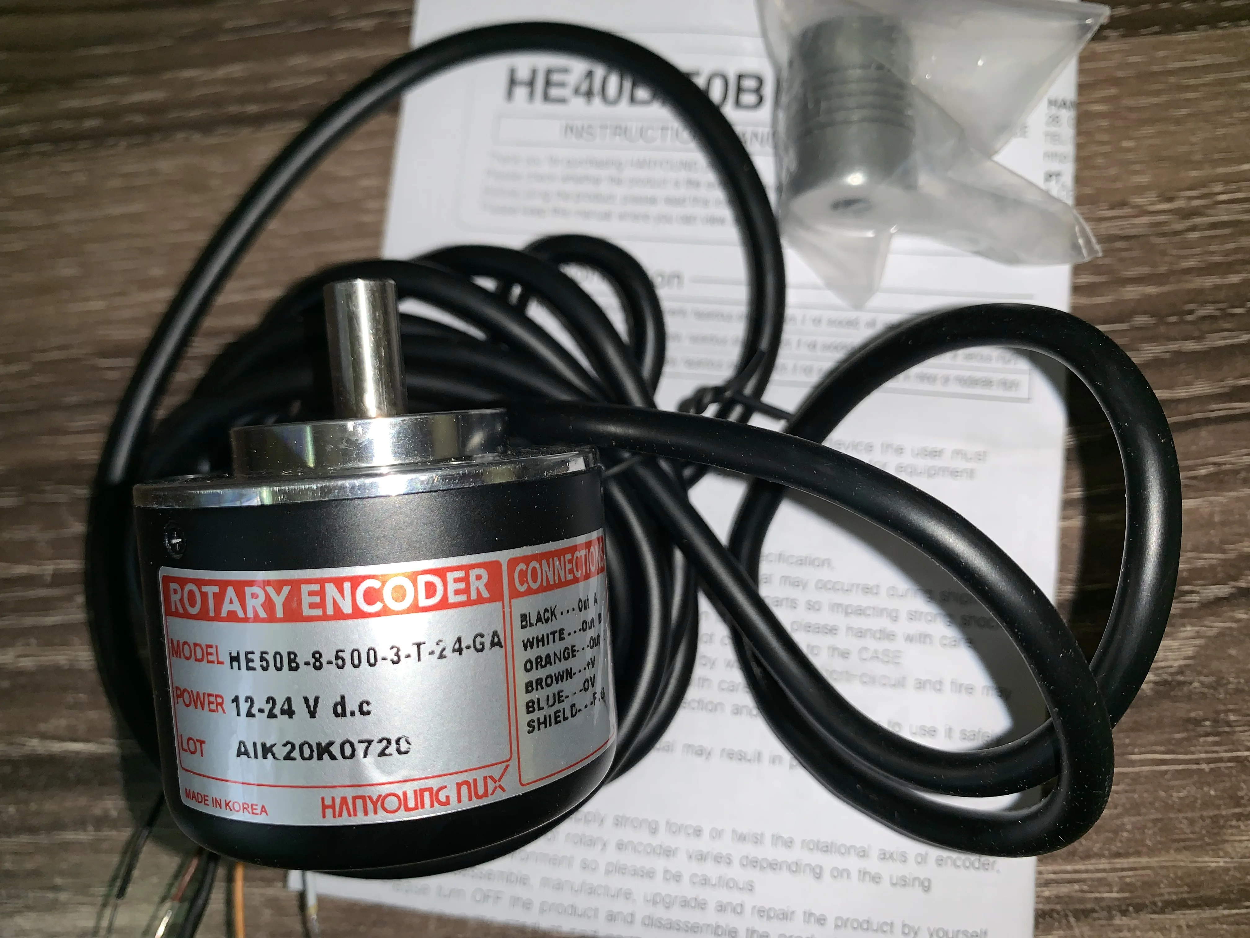 Hanyoung NUX вращающийся кодировщик HE50B 8 500 3 T 24 360 N новая версия GA|Контроллер с ЧПУ| |
