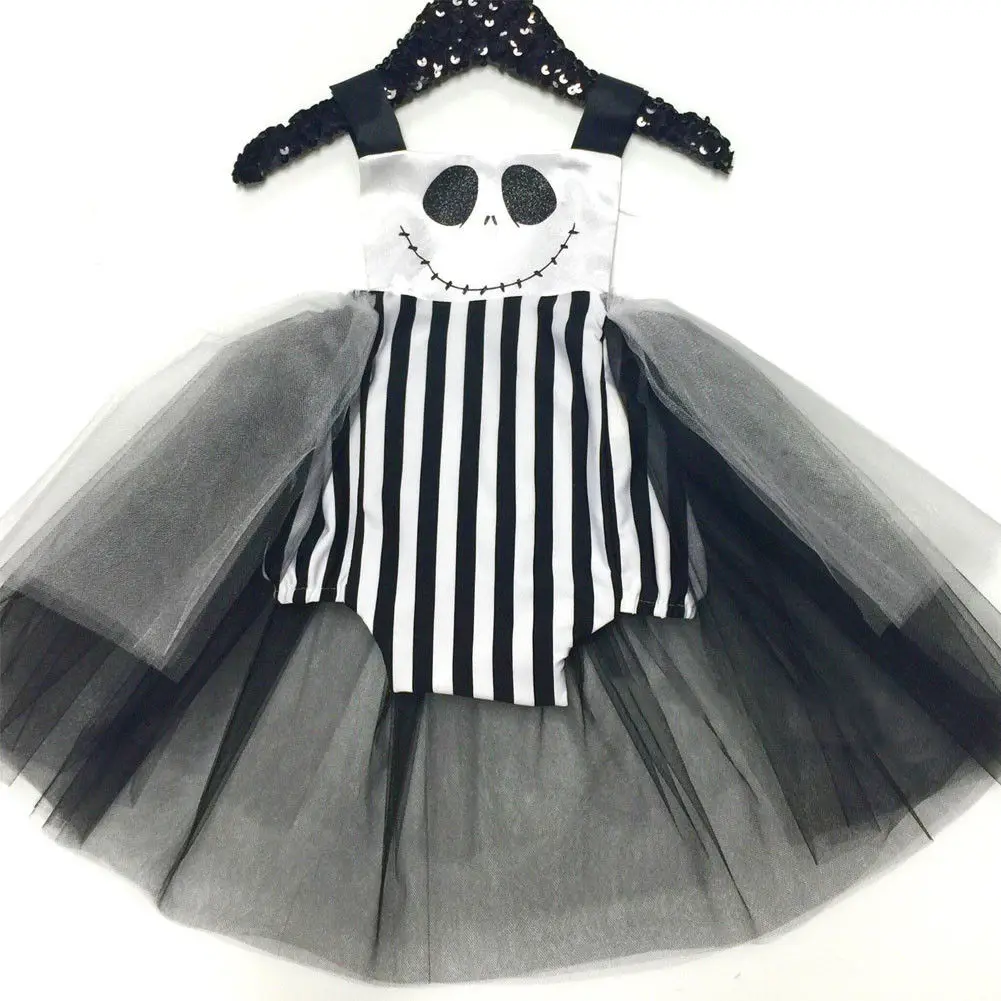 2020 Summer Newborn Toddler Baby Girl Halloween Romper Lace Jumpsuit Playsuit Smiling Face In Pompadour Clothes 3-24M |