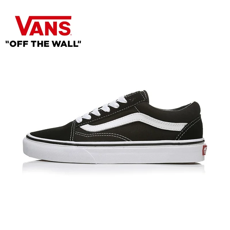 Оригинальные оригинальные мужские и женские туфли VANS OLD SKOOL Классическая обувь