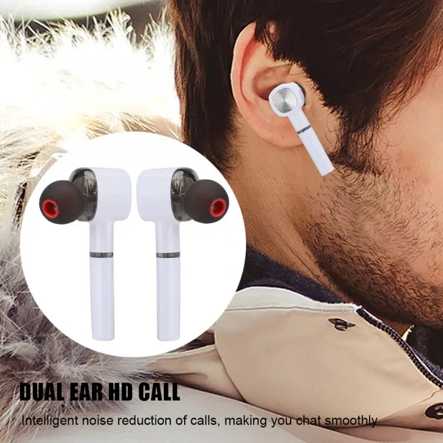 

TWS HIFI Bluetooth 5.0 Earphone Graphene Vibrating Diaphragm Wireless Mobile Phone In-ear Earbuds for iPhone