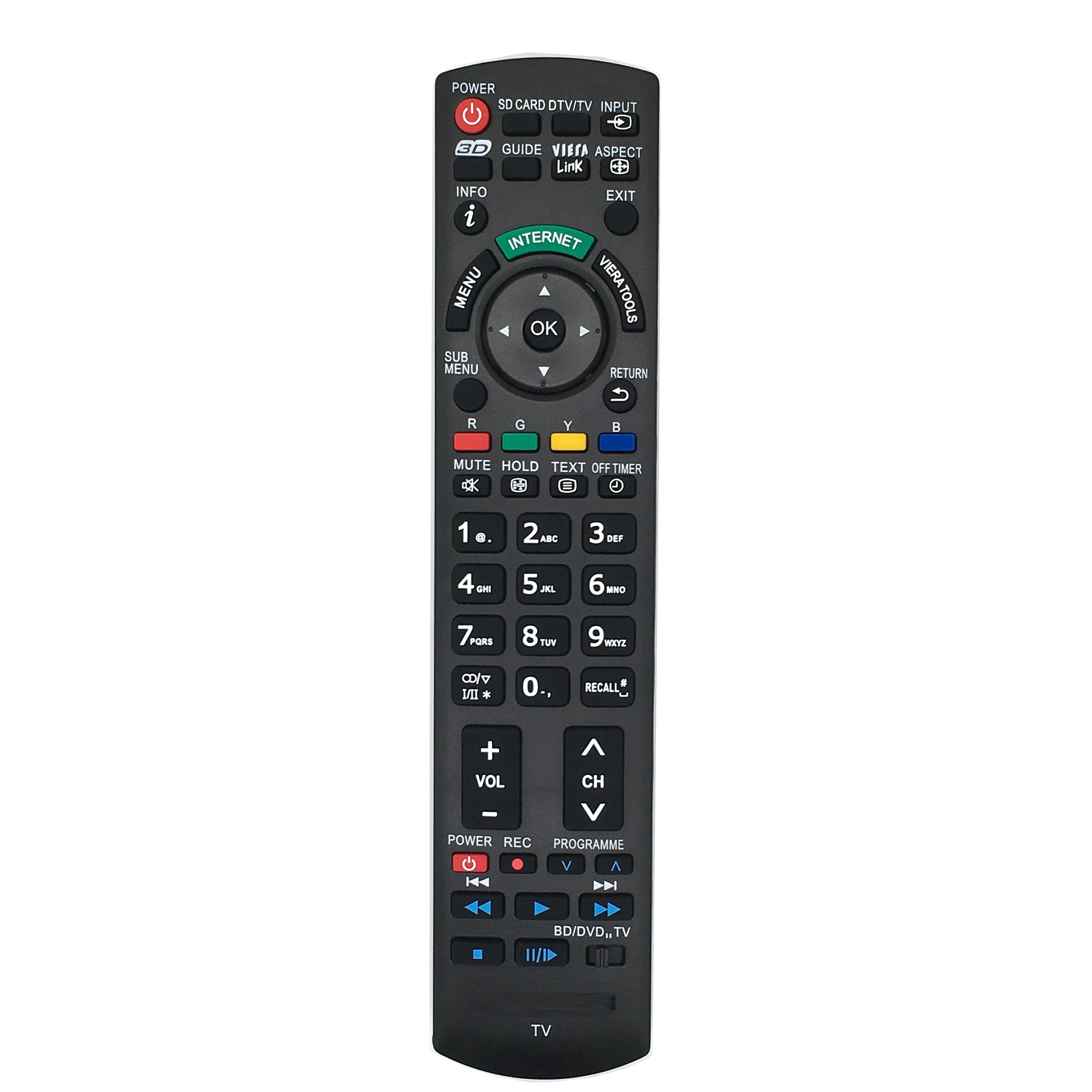 Новинка N2QAYB000659 для Panasonic LCD LED 3D TV BD DVD TX P42VT30 P50U10E пульт дистанционного