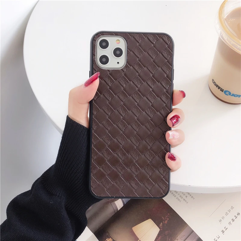 Высококачественный чехол из ТПУ для iphone 11 pro max, чехол для iphone 7, чехол 8plus X XR XS MAX - Цвет: Brown