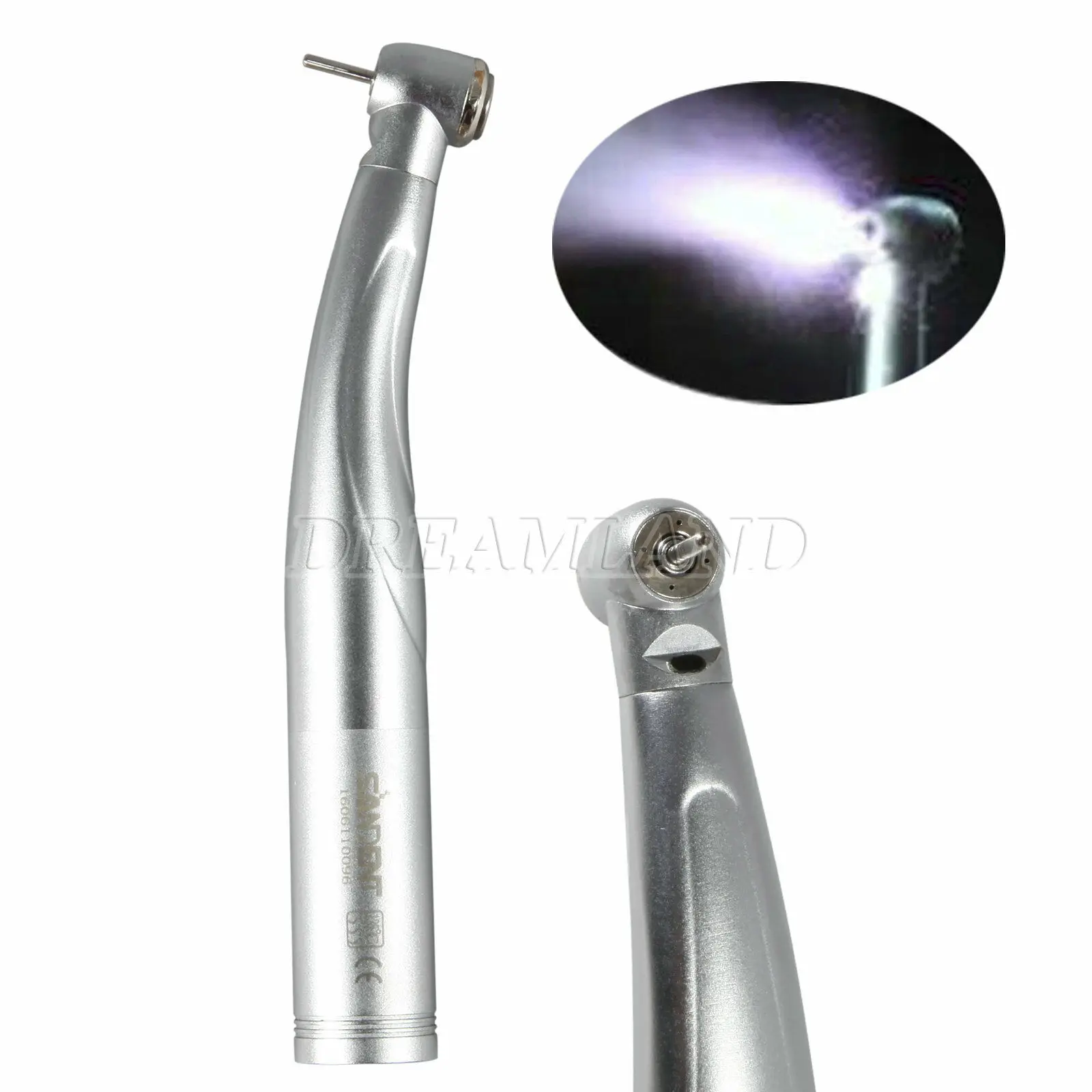 

Dental Fiber Optic Handpiece LED Standard Head Turbine fit KAVO Multiflex Lux Quick Coupler Coupling 4/6 Holes