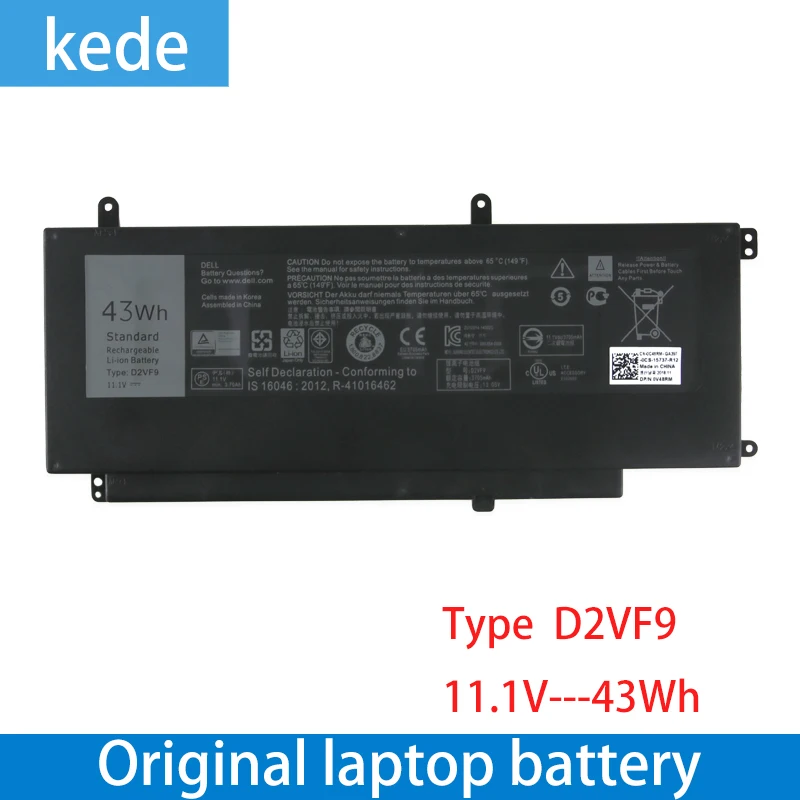 

Kede original laptop battery D2VF9 for Dell Inspiron 15 7547 0PXR51 PXR51 Tablet