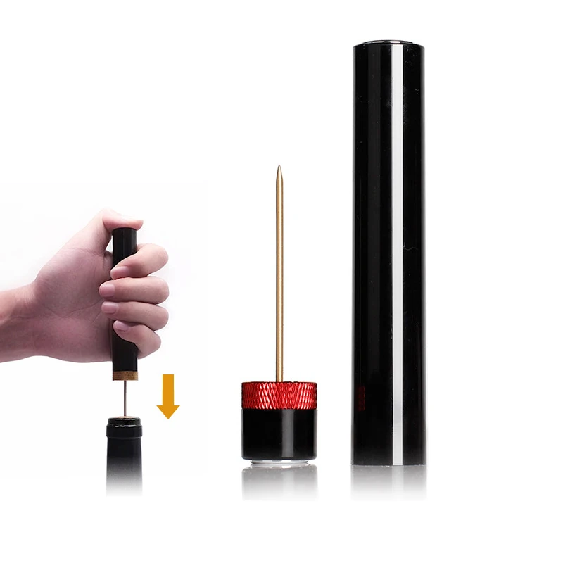 

kitchen gadgets Air Pressure Type Wine Opener Steel Type Creativity Pumps Corkscrew Cork Out Tool Red Wine Opener   