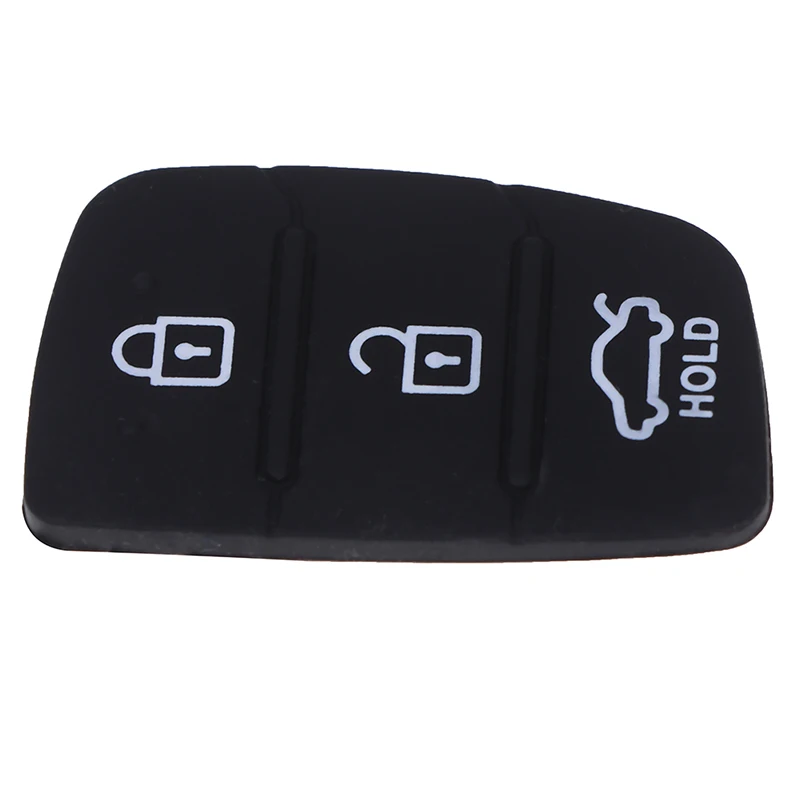 

Hot sale 3 Button Replacement Repair Skin Flip Folding Car Key Shell Case Rubber Pad For car