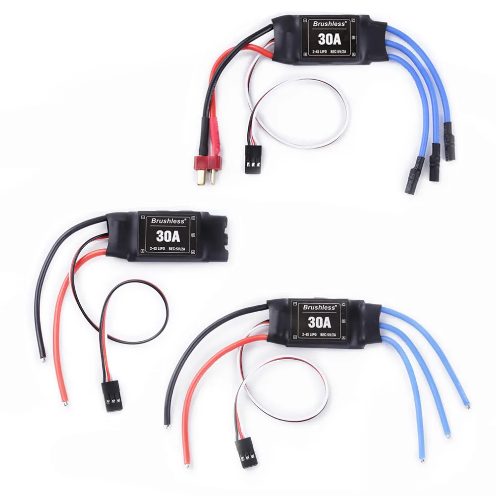 Бесщеточный контроллер скорости двигателя XXD 30A 2-4S ESC RC BEC T-rex 450 V2 вертолет лодка