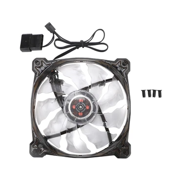 

PC Computer 16DB Ultra Silent 12 LEDS 15 LEDs Case Fan Heatsink Cooler Cooling Pc Fan 120mm,12CM Fan,12VDC 3P IDE 4Pin