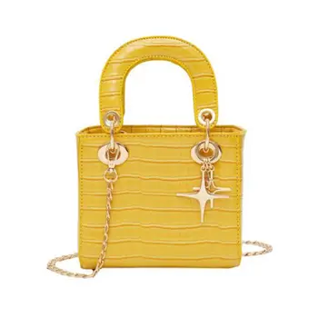 

Elegant Female Crocodile pattern Tote bag 2020 New Quality PU Leather Women Designer Handbag Chain Shoulder Messenger bag L9-245