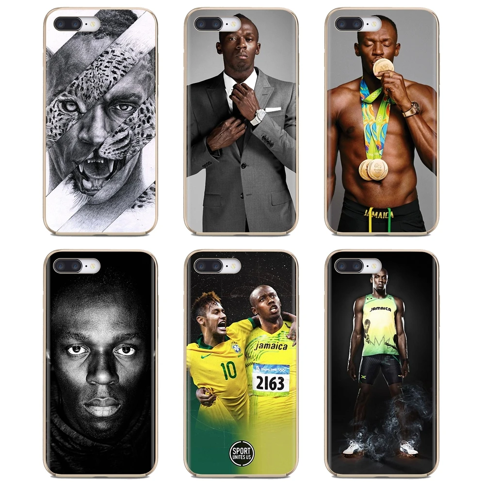 Силиконовый корпус Usain Bolt Jamaican Sprinter Athlete для Samsung Galaxy A10 A30 A40 A50 A60 A70 S6 Active Note 10 Plus Edge