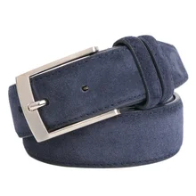 

New Style Fashion Brand Welour Genuine Leather Belt For Jeans Leather Belt Men Mens Belts Luxury Suede Belt Straps