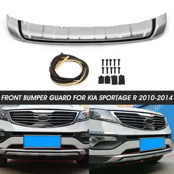 

Car Front Bumper Guard Protector Cover Trim Bumper Protection For KIA Sportage R 2010 2011 2012 2013 2014