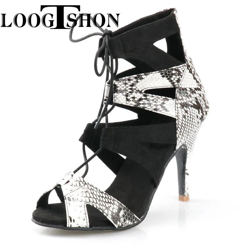 

Туфли LOOGTSHON для латиноамериканских танцев на водной платформе, женские туфли на высоком каблуке, обувь для джаза для девочек