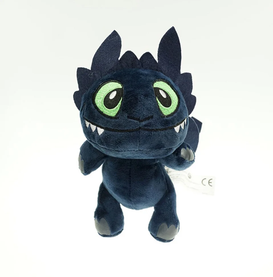 How To Train Your Dragon 3 Light Fury Toothless Plush Toy Soft White Dragon Stuffed Doll 22cm Dropshipping