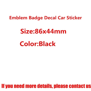

1X Black Emblem Badge Hood Tail Decal Car Sticker for Land Rover Range Rover Discovery 4 Freelander 2 Evoque 86x44mm