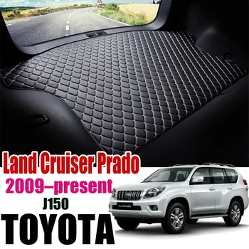 

Leather Car Trunk Mat For Toyota Land Cruiser Prado 2009–present Trunk Boot Mat J150 Cargo Liners Rear GX 460 Liner Pad