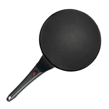 

220V Non-stick Electric Crepe Pizza Maker Pancake Machine Non-stick Griddle Baking Pan Kitchen Cooking Tools Crepe AU Plug
