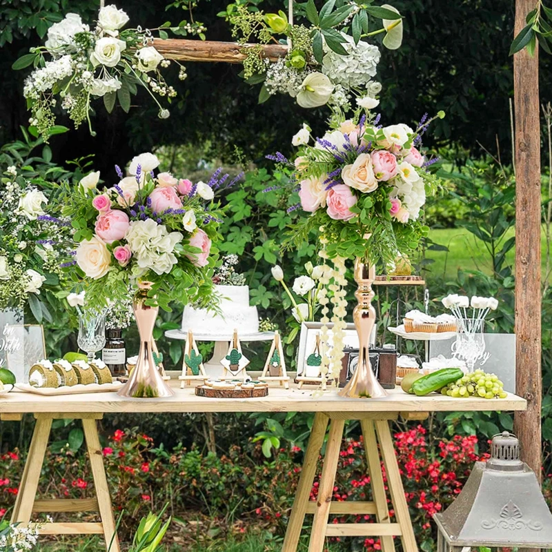 

Custom 35/40cm silk rose artificial flower ball centerpieces arrangement decor for wedding backdrop table flower ball 8 colors