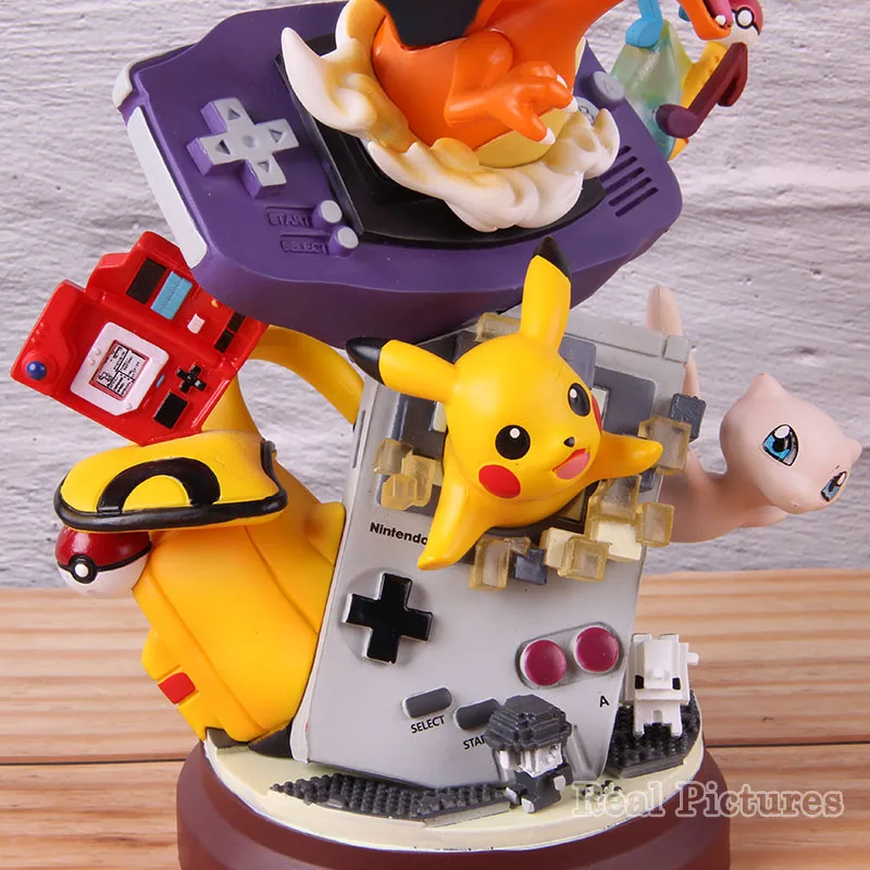 Anime Cartoon Monsters Figure Charizard Mew GK Statue PVC Action Figure Collectible Model Toy Gift