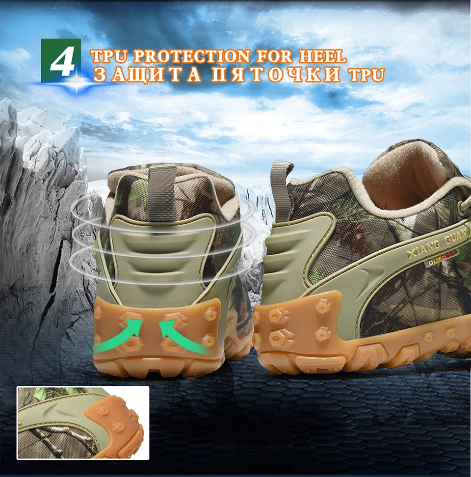 Hiking Shoes Woman Sandy Bionic Camouflage Rock Climbing Mountain Tactical Boots Women Outdoor Camping Sports Trekking Sneakers