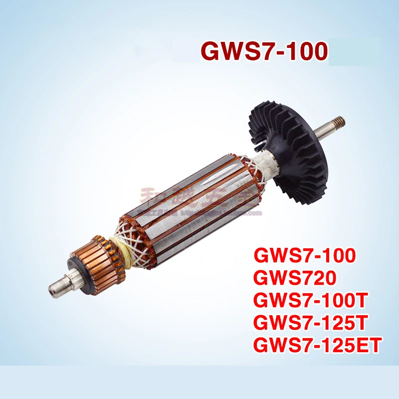 Angle Grinder Rotor for BOSCH GWS 7-100 Angle Grinder Rotor GWS720/7-100T/7-125/125T Rotor Stator