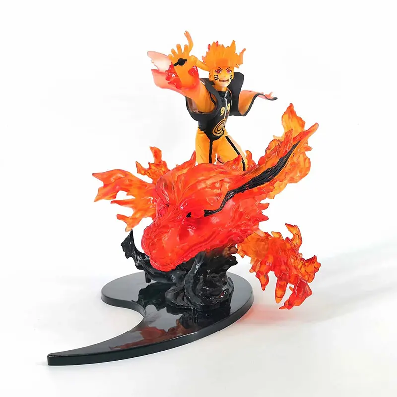 Naruto Figurine Shippuden Uzumaki Naruto Action Figure Anime 200mm Anime Figurine Nartuo Uzumaki Kurama Collection Jouet Toys