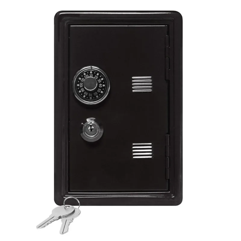 Creative Piggy Bank Mini Atm Money Box Password Digital Coins Cash Deposit Children New Year Gift-Black | Дом и сад