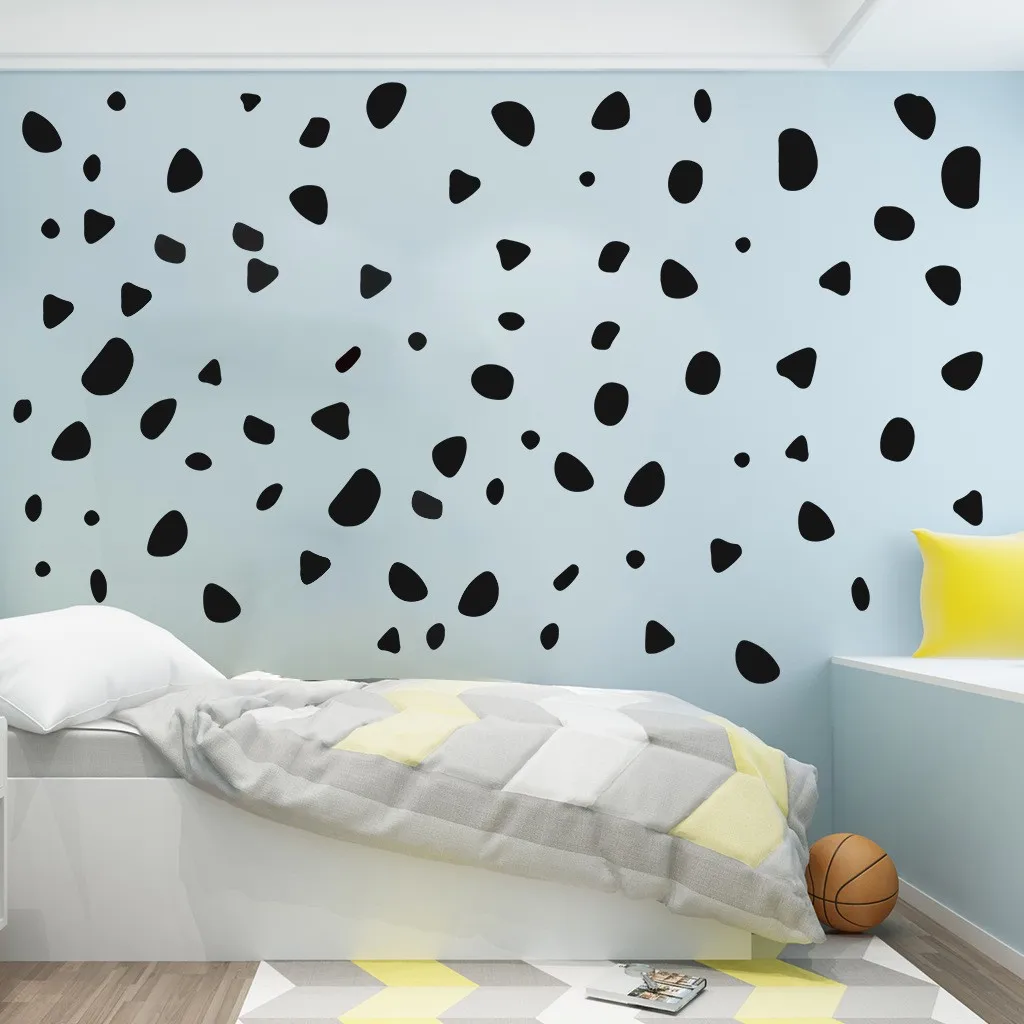 MINI Hand Drawn Speckle Wall Decals Nursery Decor Modern Irregular Spots Vinyl Art Sticker Home Baby Room Decoration Z0604 | Дом и сад