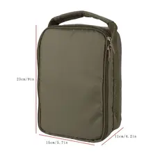 Сумка для рыбалки из ткани Оксфорд, многофункциональные сумки, армейская зеленая Рыболовная катушка, рыболовные крючки, набор для хранения D5BA