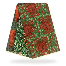 Новая ткань Анкара хлопок настоящий воск Высокое качество африканская ткань с принтом африканская восковая ткань