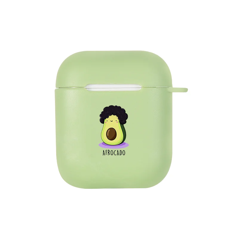 Чехол s для Apple AirPods 2 мягкий мультяшный чехол для наушников с авокадо для Air Pods 1 чехол для зарядного устройства для Airpods - Цвет: I301566
