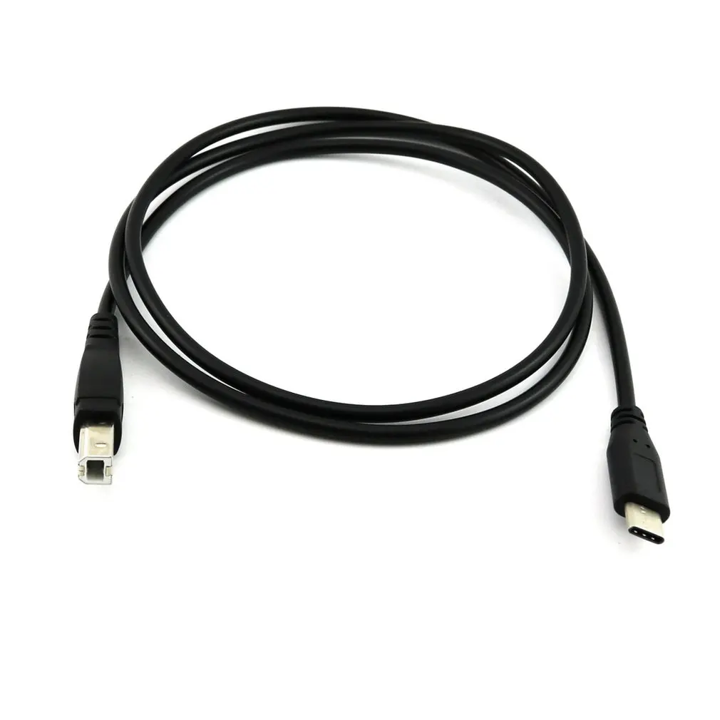 USB C 3 1 Type папа к 2 0 B Тип Мужской кабель для передачи данных Шнур телефонный принтер