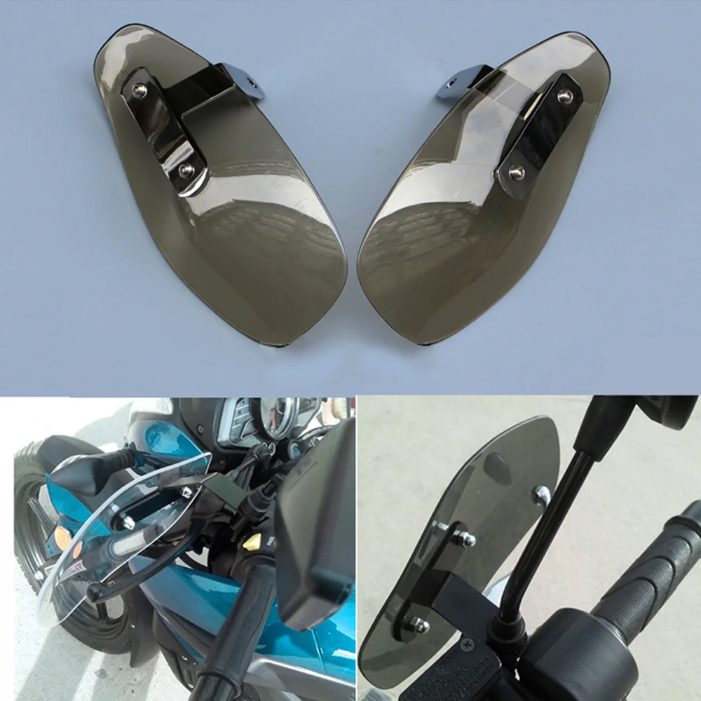 Мотоцикл щит от ветра Handguard Прозрачная Рука гвардии для поездок на мотоцикле ducati monster 1100 panigale 1199 1098 monster 600 748