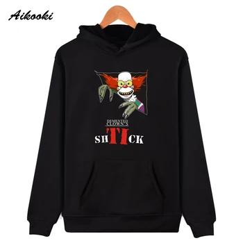 

hot Pennywise Hoodies Sweatshirts male/female Horror Movie Pennywise autumn warm Funny Design Pullovers high quality casaul tops