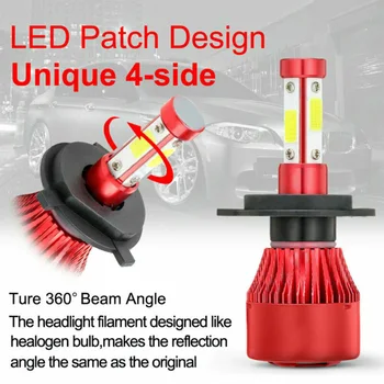 

360 degree Headlight H4 9003 LED Kit High Low Beam Bulbs 5000W/set High quality
