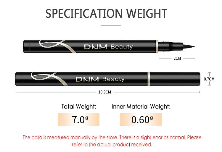 DNM Professional Liquid Eyeliner Pen 1Pc Lasting Watreproof Beauty Cat Style Eye Liner Delineador Makeup Cosmetics Tools TSLM