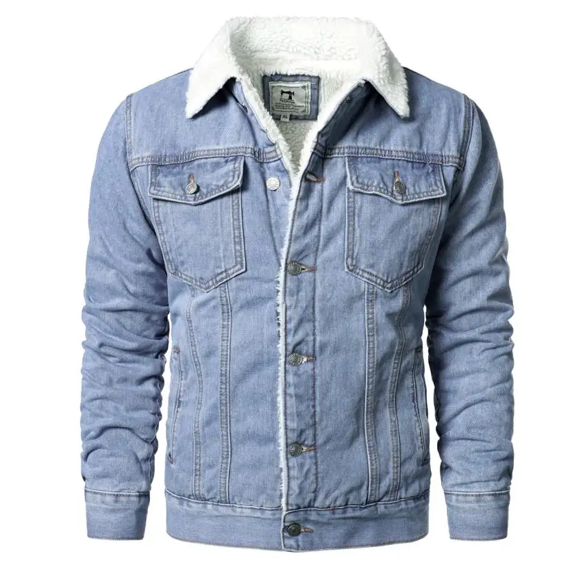 FREE SHIPPING 2022 Winter Casual Denim Jackets Blue Jeans Outerwear Coats JKP5898