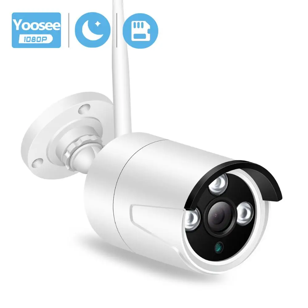 Yoosee IP камера WiFi Full HD 1080P Беспроводная sd карта слот безопасности металлическая